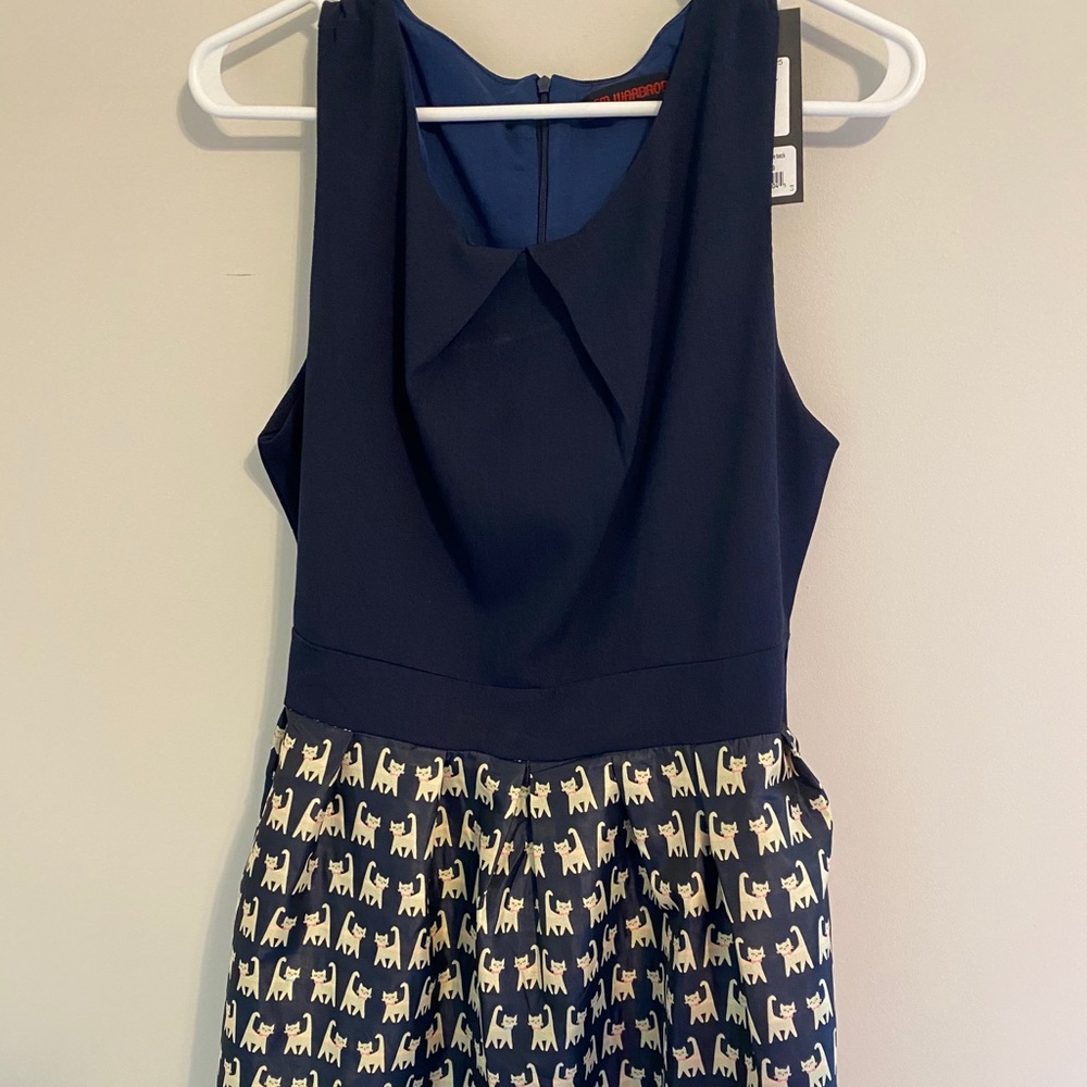 Navy Cat Dress